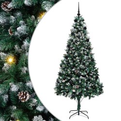 Sapin de Noël artificiel Vert 210 cm PVC, Acier et Plastique 547075547075