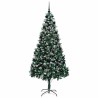 Sapin de Noël artificiel Vert 210 cm PVC, Acier et Plastique 547075547075