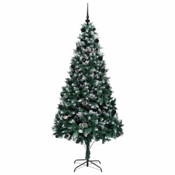 Sapin de Noël artificiel Vert 210 cm PVC, Acier et Plastique 547075547075