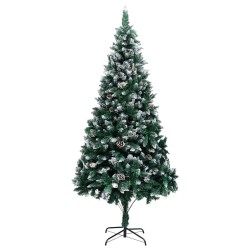 Sapin de Noël artificiel Vert 210 cm PVC, Acier et Plastique 547075547075