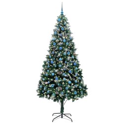 Sapin de Noël artificiel Vert 240 cm PVC, Acier et Plastique 547077547077