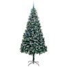 Sapin de Noël artificiel Vert 240 cm PVC, Acier et Plastique 547077547077
