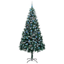 Sapin de Noël artificiel Vert 240 cm PVC, Acier et Plastique 547077547077