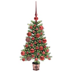Sapin de Noël avec 150 LED avec support Vert 65 cm PE 547078547078