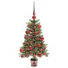 Sapin de Noël avec 150 LED avec support Vert 65 cm PE 547078547078