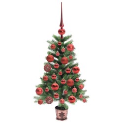 Sapin de Noël avec 150 LED avec support Vert 65 cm PE 547078547078