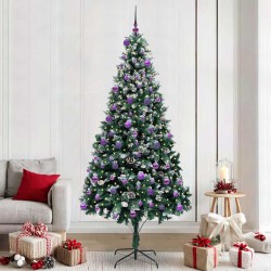 Sapin de Noël artificiel Vert 240 cm PVC, Acier et Plastique 547079547079
