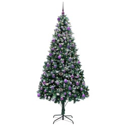 Sapin de Noël artificiel Vert 240 cm PVC, Acier et Plastique 547079547079