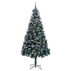 Sapin de Noël artificiel Vert 240 cm PVC, Acier et Plastique 547079547079