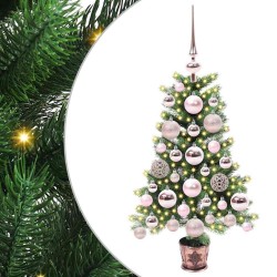 Sapin de Noël avec 150 LED avec support Vert 65 cm PE 547081547081