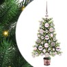Sapin de Noël avec 150 LED avec support Vert 65 cm PE 547081547081