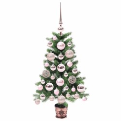 Sapin de Noël avec 150 LED avec support Vert 65 cm PE 547081547081