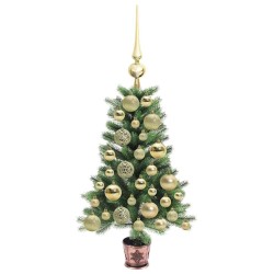 Sapin de Noël avec 150 LED avec support Vert 65 cm PE 547082547082