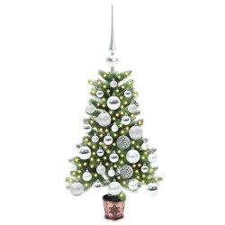 Sapin de Noël avec 150 LED avec support Vert 65 cm PE 547083547083
