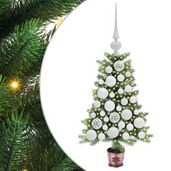 Sapin de Noël avec 150 LED avec support Vert 65 cm PE 547084547084