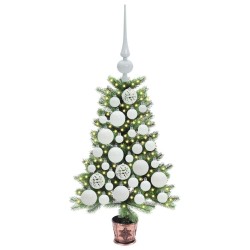 Sapin de Noël avec 150 LED avec support Vert 65 cm PE 547084547084