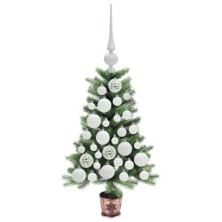 Sapin de Noël avec 150 LED avec support Vert 65 cm PE 547084547084