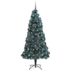 Arbre de Noël artificiel pré-éclairé avec ensemble de boules 547093547093