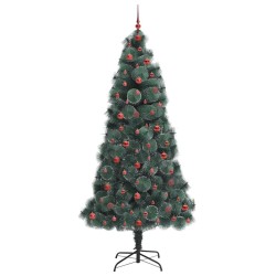 Sapin de Noël artificiel pré-éclairé avec ensemble de boules 547096547096