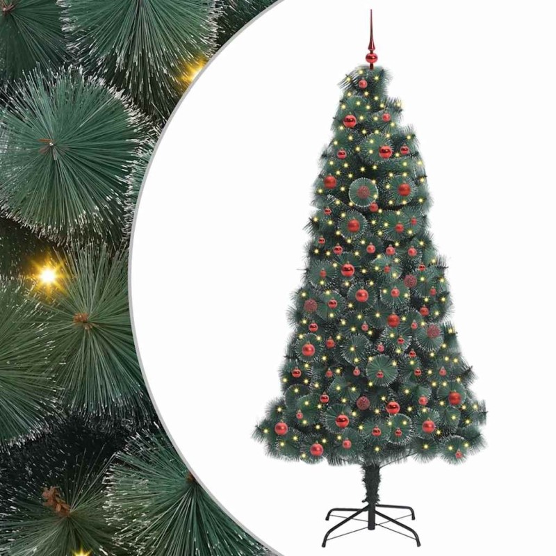 Arbre de Noël artificiel pré-éclairé avec ensemble de boules 547097547097
