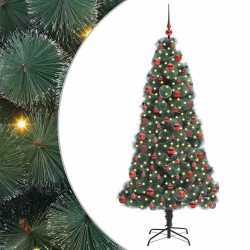 Arbre de Noël artificiel pré-éclairé avec ensemble de boules 547100547100