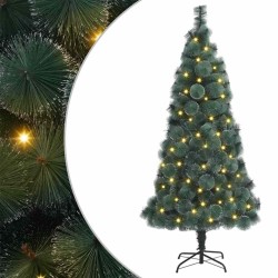 Sapin de Noël artificiel pré-éclairé Vert 180 cm PET 547102547102