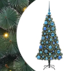 Arbre de Noël artificiel pré-éclairé avec ensemble de boules 547106547106