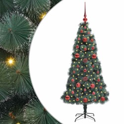 Arbre de Noël artificiel pré-éclairé avec ensemble de boules 547109547109