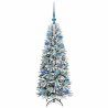 Sapin de Noël artificiel avec 150 LED avec support Blanc 120 cm 547115547115