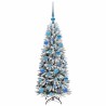 Sapin de Noël artificiel avec 150 LED avec support Blanc 120 cm 547115547115