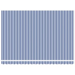 Auvent rétractable manuel Bleu et Blanc 5 x 3 m 547293547293