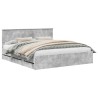 Cadre de lit Gris béton 180 x 200 cm Bois Ingénierie 547349547349