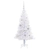 Sapin de Noël artificiel avec 150 LED Blanc 120 cm PVC et Acier 547465547465