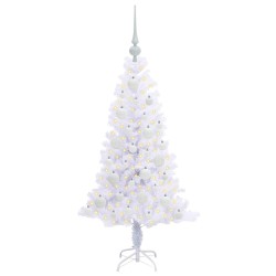 Sapin de Noël artificiel avec 150 LED Blanc 120 cm PVC et Acier 547466547466
