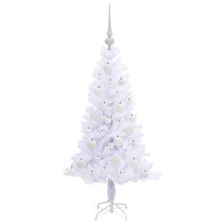 Sapin de Noël artificiel avec 150 LED Blanc 120 cm PVC et Acier 547466547466