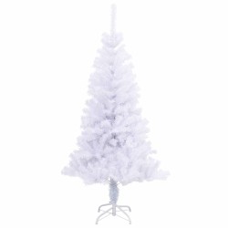Sapin de Noël artificiel avec 150 LED Blanc 150 cm PVC et Acier 547470547470