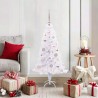 Sapin de Noël artificiel avec 150 LED Blanc 120 cm PVC et Acier 547473547473