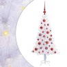 Sapin de Noël artificiel avec 150 LED Blanc 120 cm PVC et Acier 547474547474
