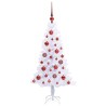 Sapin de Noël artificiel avec 150 LED Blanc 120 cm PVC et Acier 547474547474