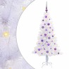 Sapin de Noël artificiel avec 150 LED Blanc 150 cm PVC et Acier 547475547475