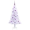 Sapin de Noël artificiel avec 150 LED Blanc 150 cm PVC et Acier 547475547475