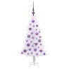 Sapin de Noël artificiel avec 150 LED Blanc 120 cm PVC et Acier 547484547484