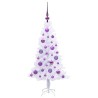Sapin de Noël artificiel avec 150 LED Blanc 120 cm PVC et Acier 547484547484
