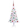 Sapin de Noël artificiel avec 150 LED Blanc 120 cm PVC et Acier 547487547487