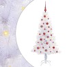 Sapin de Noël artificiel avec 150 LED Blanc 150 cm PVC et Acier 547488547488