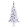Sapin de Noël artificiel avec 150 LED Blanc 150 cm PVC et Acier 547489547489