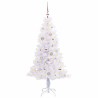 Sapin de Noël artificiel avec 150 LED Blanc 150 cm PVC et Acier 547490547490