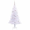 Sapin de Noël artificiel avec 150 LED Blanc 150 cm PVC et Acier 547490547490