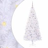 Sapin de Noël artificiel avec 300 LED Blanc 210 cm PVC et Acier 547492547492