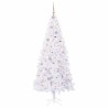 Sapin de Noël artificiel avec 300 LED Blanc 210 cm PVC et Acier 547492547492